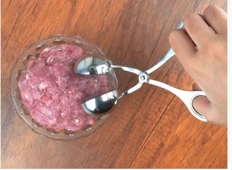 Stainless steel meatball maker kitchen tool round meatballs tools rice ball clamp mold