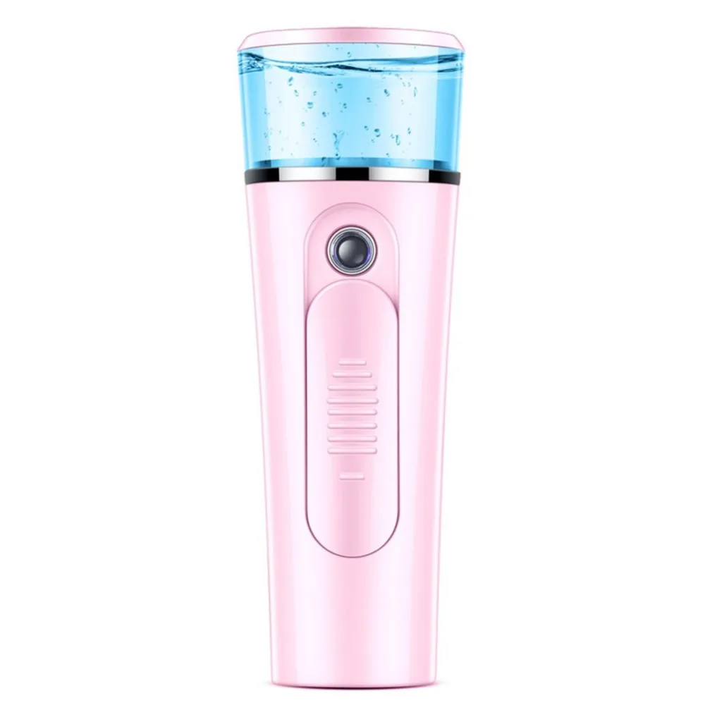  2-in-1 Handheld Mist Sprayer Portable Facial Steamer Sprayer USB Rechargeable Power Bank Sprayer Be