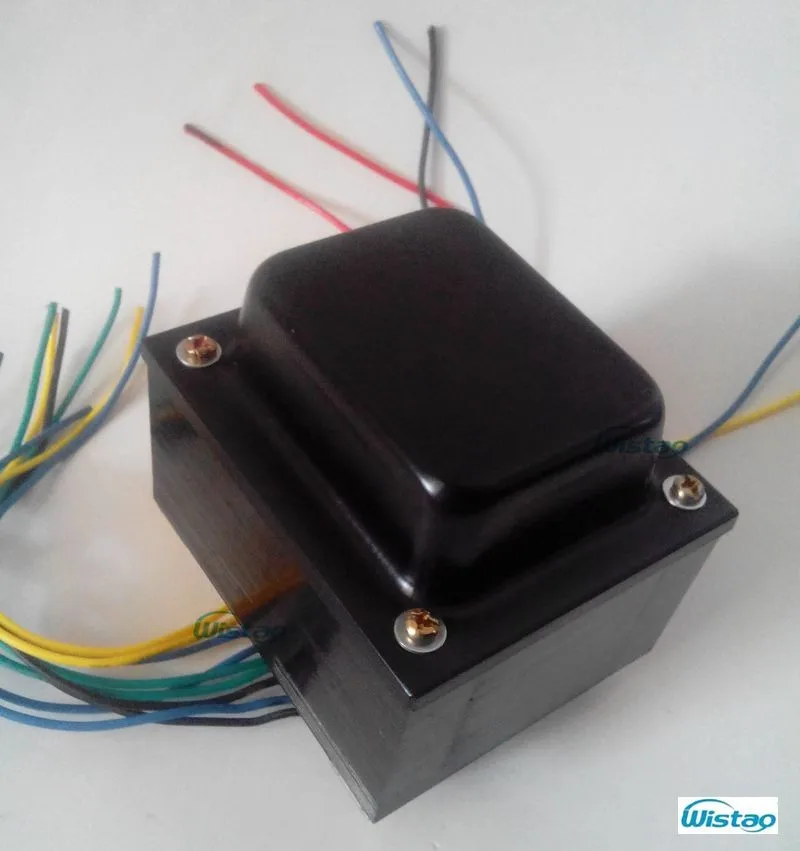 IWISTAO Tube Amp Power Transformer Primary AC120V x 2 Secondary 270Vx2/0.2A  3.15VX2/1.25A Silicon Steel Sheets