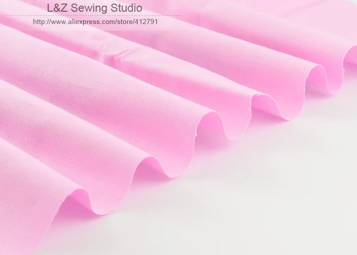 1 meter 100% Cotton Fabric Solid Color Pink Bedding sets Tilda Cloth quilting patchwork 160cmx100cm 1 meter 100% Cotton Fabric Solid Color Pink Bedding sets Tilda Cloth quilting patchwork 160cmx100cm