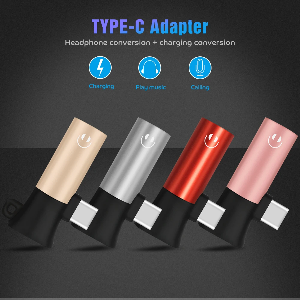 Type C To 3.5 mm Earphone Jack Adapter 2 in 1 USB Audio Cable Converter Charging Splitter Headphone Adapter For Samsung A30 A50 Type C To 3.5 mm Earphone Jack Adapter 2 in 1 USB Audio Cable Converter Charging Splitter Headphone Adapter For Samsung A30 A50