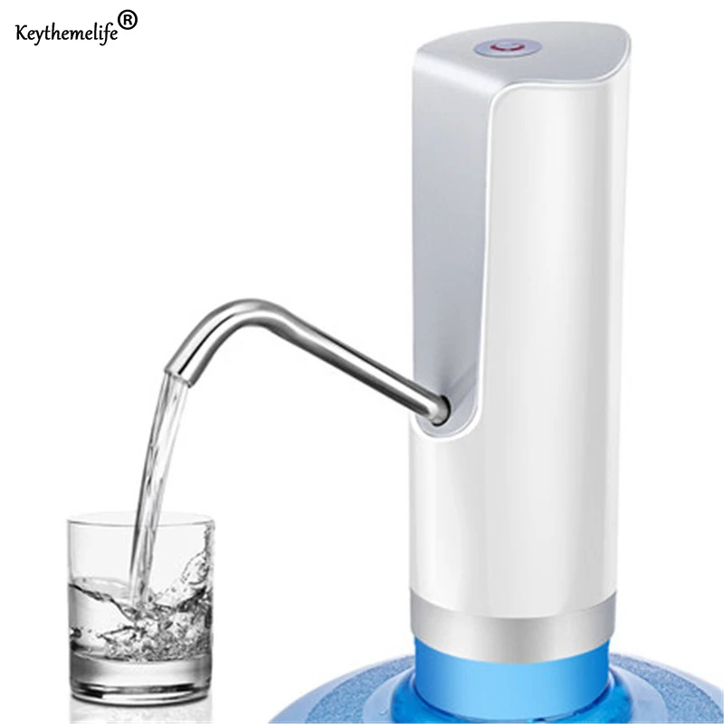 

Electric Water Bottle Pump Dispenser Rechargeable Battery Drinking Water Bottles Suction Unit Water Dispenser Kitchen Tools 1D