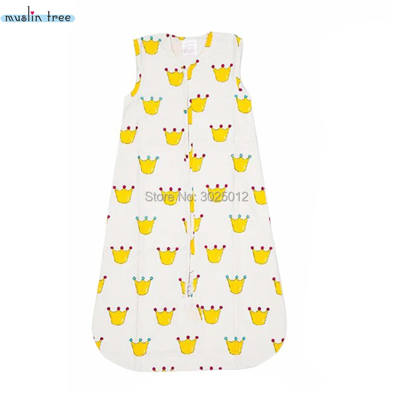 

Spring Summer Newborn Baby Sleeping Bag Infant Sleepsack Blanket MusLin Cotton 2 layer Sleeveless Envelope Wrap for Baby