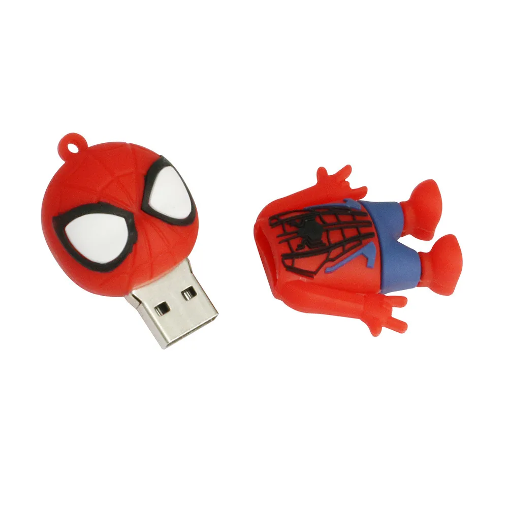 Флеш-диск USB 2,0 с героями мультфильмов, 64 ГБ, флешка супергероя, Халка, Дэдпула, 4 ГБ, 8 ГБ, 16 ГБ, 32 ГБ, карта памяти, диск, креативная игрушка, подарок Супермена