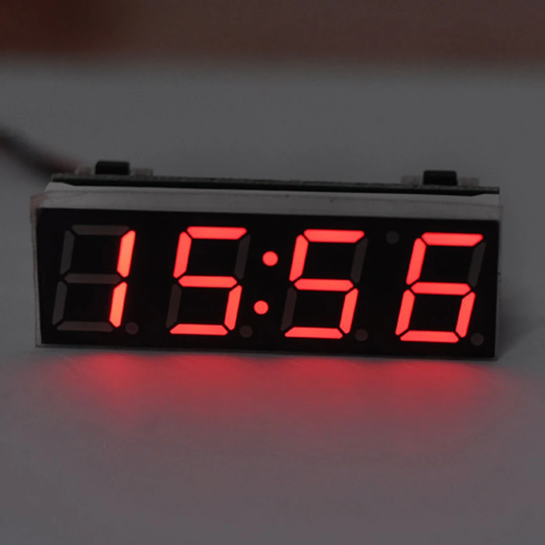

1pcs 3 in 1 DIY Digital Clock Temperature Voltage Kit 5-20V DC Electronic Red LED Clock Module