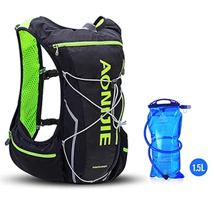 AONIJIE 10L рюкзак для бега mochila Trail гоночный гидратационный жилет для спорта на открытом воздухе, походов, бега гидратационный рюкзак, сумка для воды - Цвет: Dark Green