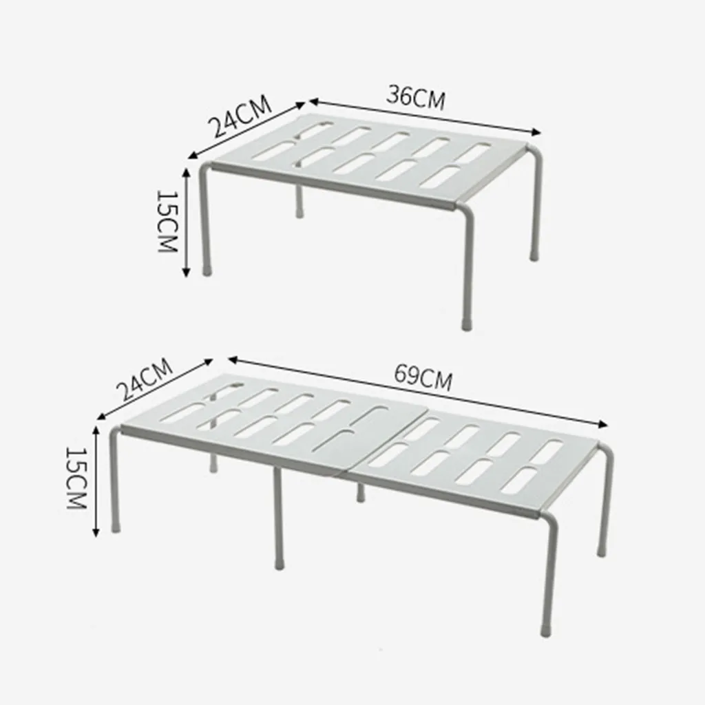 

Adjustable Kitchen Shelf Bathroom Storage Rack Spice Rack Combination Storage Ra