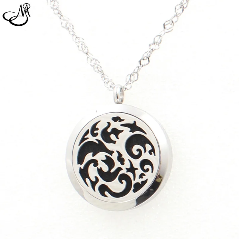 30mm Round Aromatherapy Stainless Steel floating locket Essential Oil