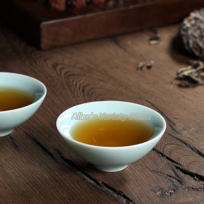 Бамбуковая шапочка чашка керамика китайская фарфоровая кофейная Longquan чайная из