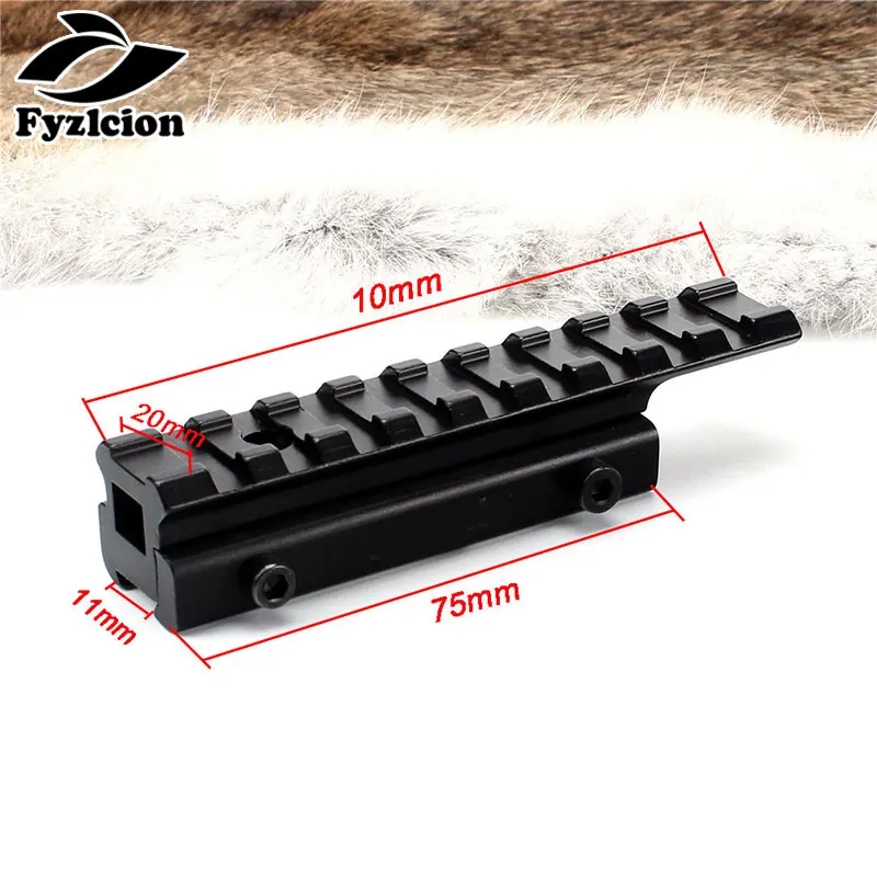 

Hunting Riflescopes Rail 11mm to 20mm Dovetail to Weaver Rail Mount Base Adapter Scope Mount Converter
