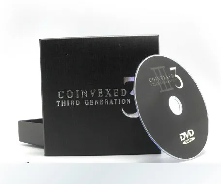 Coinvexed 3,0 находчивый издание(DVD+ трюк) фокусы Подпись монета изгиб Magie закрыть реквизит Иллюзия комедии ментализм