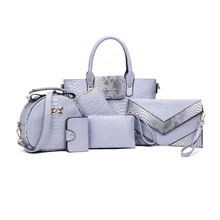 Mujer famosa Marca Classic Inglaterra Bolsos de Alta Calidad de Hombro de Cuero Femeninos 6 Unids Conjunto CrossBody Bolsos Para Dama