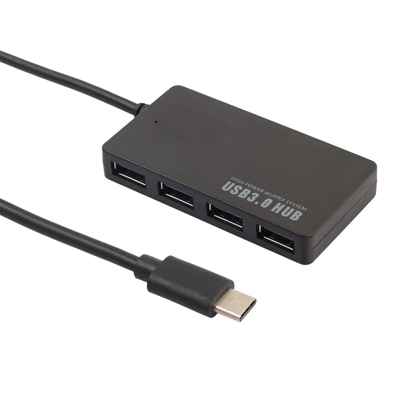 

USB 3.1 Type C To USB 3.0 HUB Multiple 4 Port adapter For Mac OS Windows 7 for Linux-L059 New hot