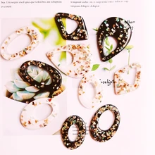 Japanese and Korean fresh grain texture acrylic fresh, black and white hand made DIY material earring earrings accessories Japanese and Korean fresh grain texture acrylic fresh, black and white hand made DIY material earring earrings accessories