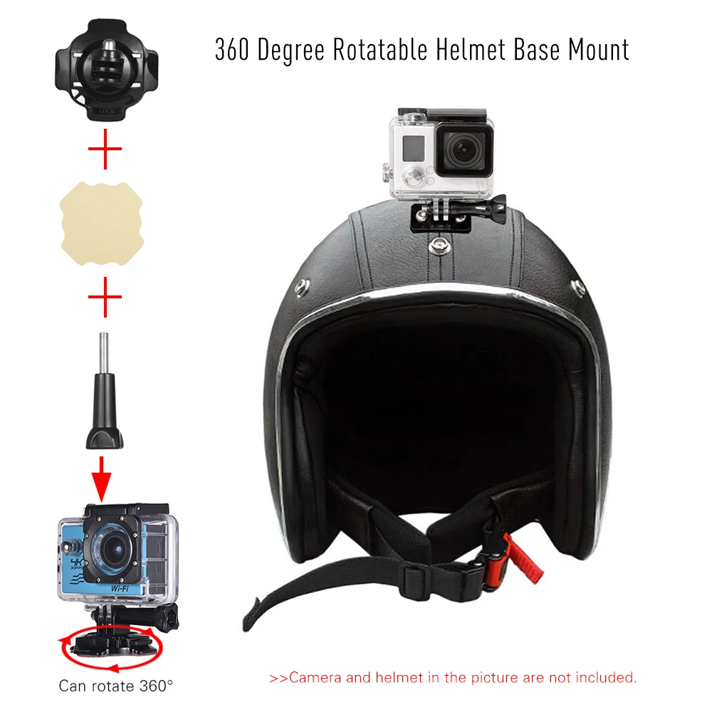Andoer для Gopro набор аксессуаров для Eken H9R для Gopro Hero 7 6 5 4S крепление селфи палка Штатив для Xiaomi Yi 4K аксессуары