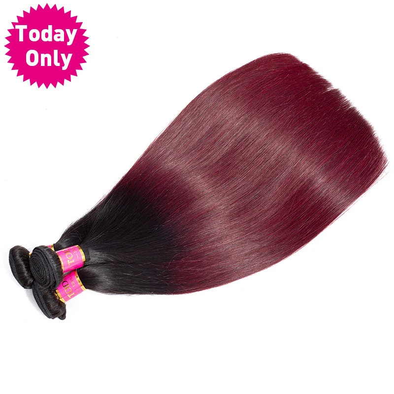 TODAY ONLY 1/3/ 4 Bundles Burgundy Brazilian Straight Hair Bundles Ombre Human Hair Bundles 1b 99J Brazilian Hair Weave Bundles TODAY ONLY 1/3/ 4 Bundles Burgundy Brazilian Straight Hair Bundles Ombre Human Hair Bundles 1b 99J Brazilian Hair Weave Bundles