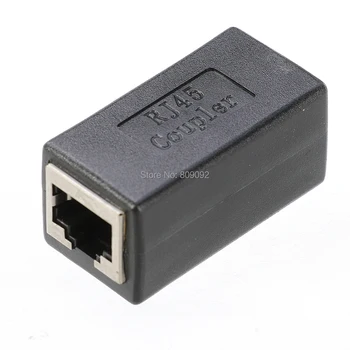 

Female to Female Network LAN Connector Adapter Coupler Extender CAT6 RJ45 Ethernet Cable Join Extension Converter Coupler