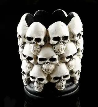 

Resin ashtray skull head personality gift home furnishing resin skull head