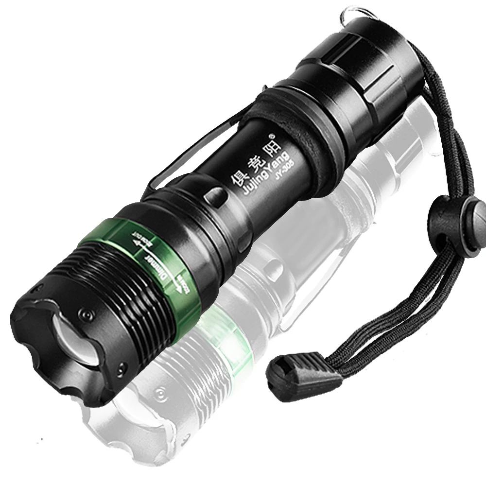 

New 3 Switch Mode Q5 Tactical torch Rechargeable Zoom Led Flahlight Powerful Hand Spotlight for Backpack Bike