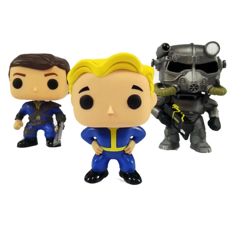 

Funko pop FALLOUT LONE WANDERER VAULT BOY POWER ARMOR Character 10cm Action Figure Toys