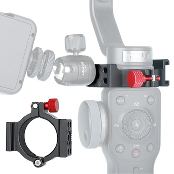 

Gimbal Accessories for Smooth 4 Extend Plate Mount for LED Light Micophone with Magic Arm Ring Mount Adapter