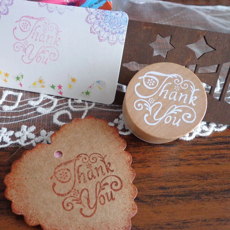 

Blessing Greeting Letter For you /Love /Thank you/ Good Luck ..Round Wood Rubber Stamp Thank You Wooden Stamp 6 Designs Choose