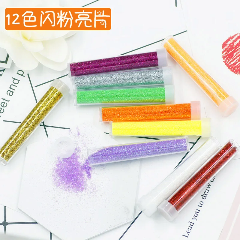 

3.5g Sequin/Glitter Filler Clear/Fluffy Slime Box Toys for Children Charms Modeling Clay DIY Kit Accessories Funny Gift