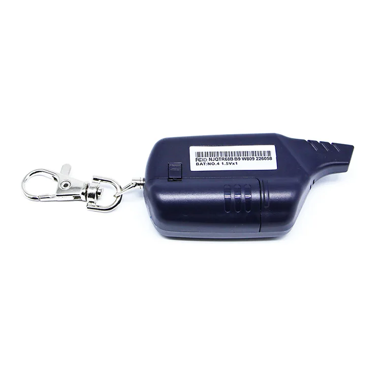 

B9 Starline LCD Remote Controller For Two Way Car Alarm Starline B9 Twage Keychain Russian Version alarm starline b9