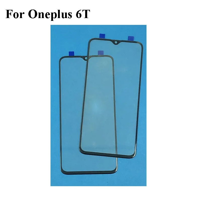 2 шт. для Oneplus 6 T A6010 фронтальный ЖК дисплей стекло объектив сенсорный экран 6010