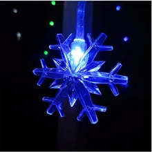 YIYANG 10 м 100led снежинки гирлянды светодиодные гирлянды свадебные праздничные украшения лампы Фестиваль Рождественские огни 110 В 220 В