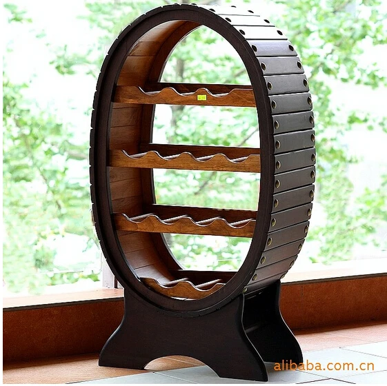 Wine red wine reveals ark.. Solid wood elliptical wine. Red Tea table | Мебель