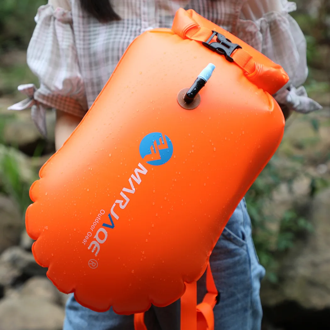 

Foldable 20L Outdoor Waterproof Bag Dry Bag Inflatable Swimming Bags Storage Flotation Buoy Rafting Kayaking River Trekking Bags