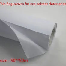 5"* 50 м печатные материалы эко растворитель наружная полиэстерная ткань флага с подложкой бумаги