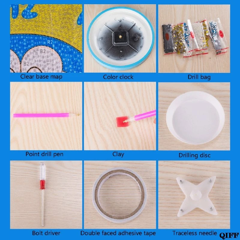 Мультяшный Кот DIY часы алмазная живопись наборы, Настенный декор с красочными бриллиантами, Дети Искусство и ремесла комплект включает часы Jun13