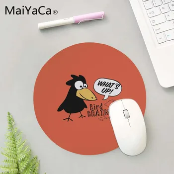 

MaiYaCa New Round Mouse Pad Size 20x20cm Low Price Good Quality Fashion Elements Best Choice Gifts For Cartoon crow
