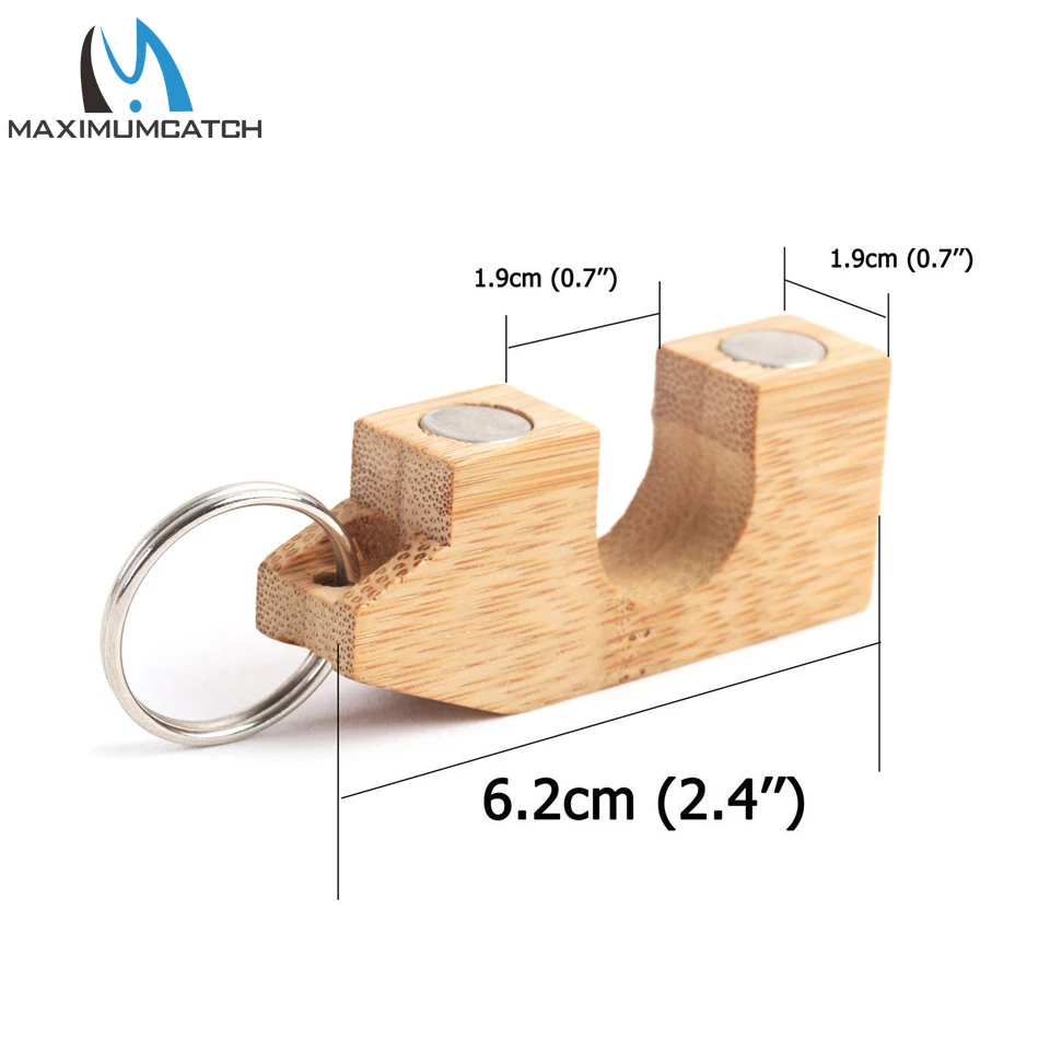 Maximumcatch 2 шт. портативный держатель магнитного стержня для ловли нахлыстом, подставка из пенопласта/бамбукового материала, держатель удочки