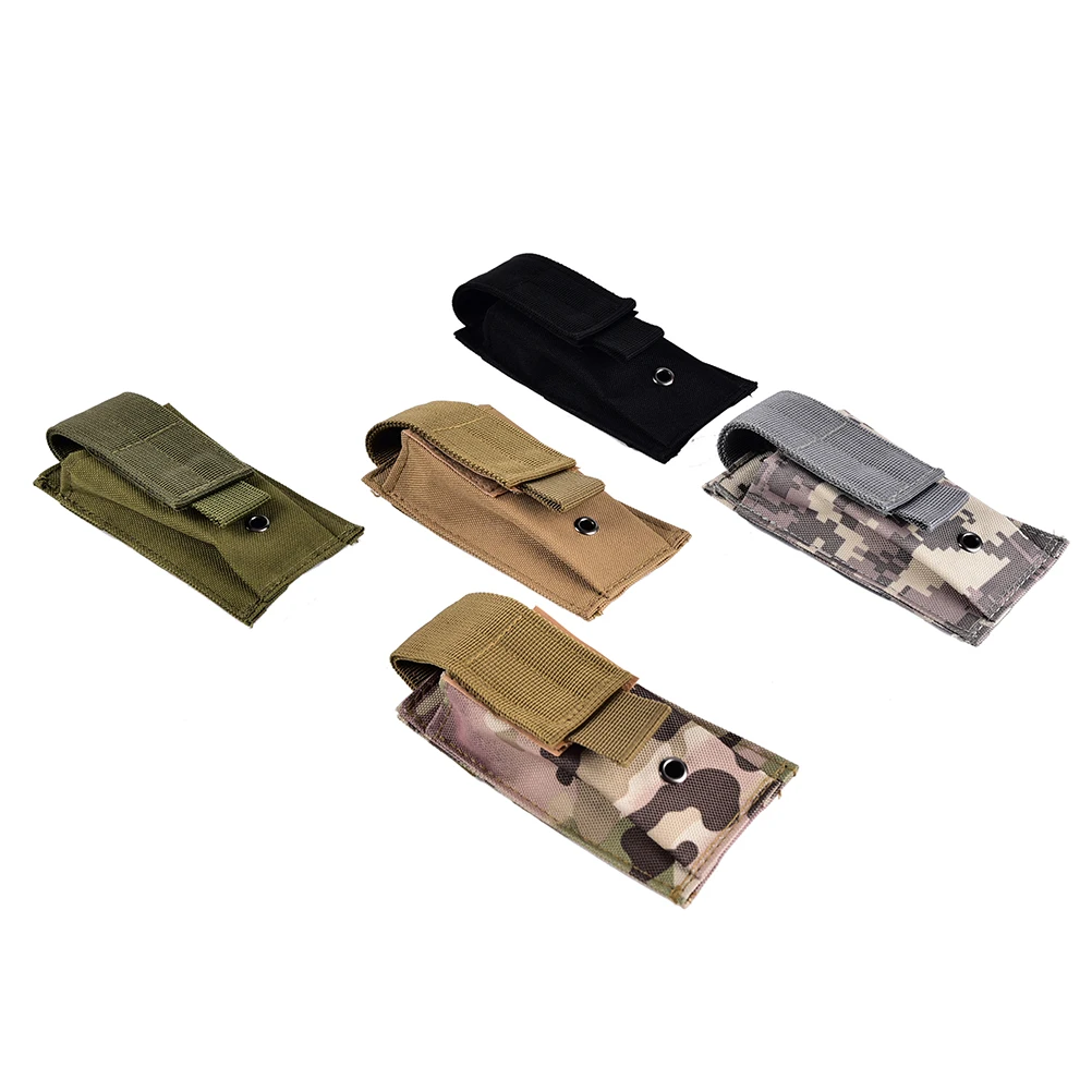 Tactical Pouches Molle Clip Single Magazine Pouch Hunting Open Top Ammo