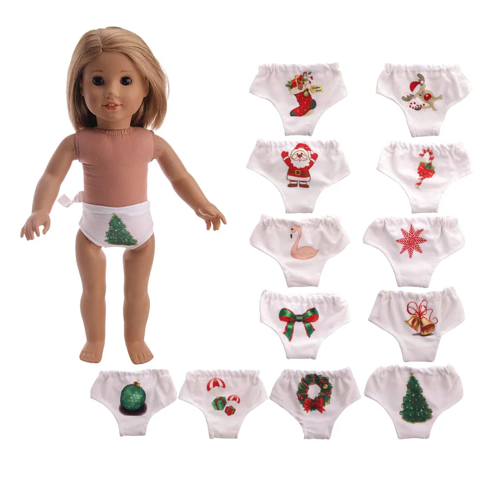 Colorful Doll Diaper Underwear For 18 Inch Doll 43cm Dolls as Baby Toys Gifts 