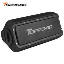 TOPROAD портативный открытый 10 Вт Bluetooth динамик водонепроницаемый IP55 противоударный беспроводной динамик s Handsfree стерео Бас музыкальный плеер