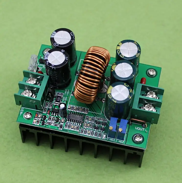 

1200W 20A CC/CV Boost Converter DC 8V-60V to 12V-80V Volt Step-up Power Module