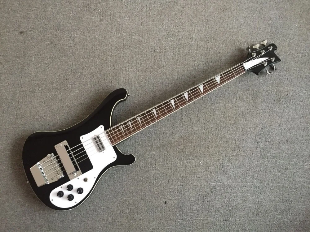 

2019 New + Factory + Rickenback custom 5 strings 4003 fireglo bass guitar black ricken 4003 bass Free Shipping fireglo bass