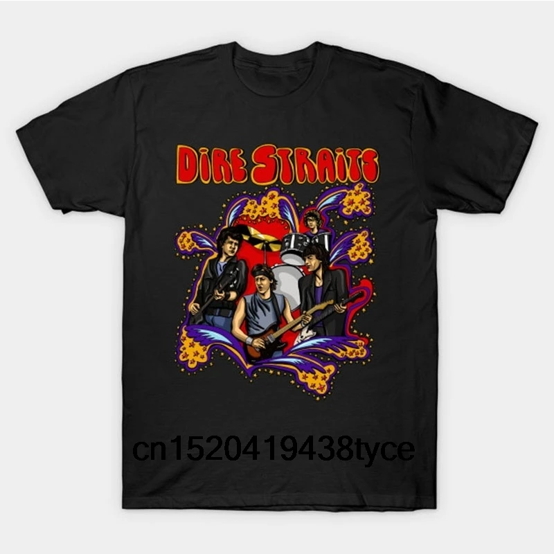 

Dire Straits T-shirt Men Newest Casual Short Sleeves