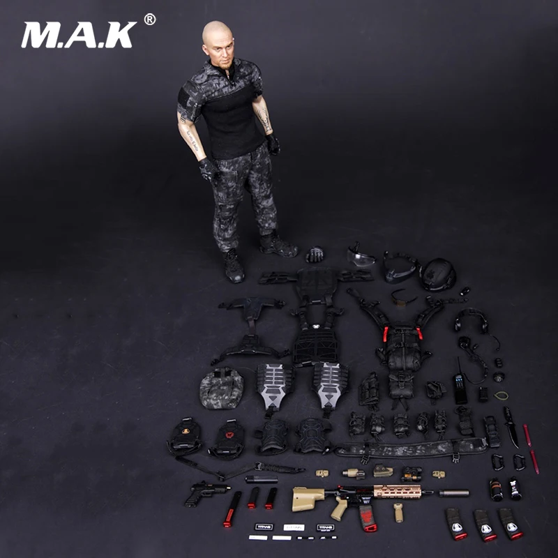 Для коллекции на заказ 1/6 полный комплект SF002 серии призраков Титан Военная экшн