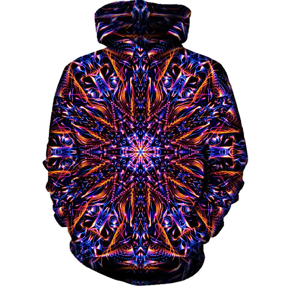 Abstract Geometric Print 3D Hoodie Sweatshirt Men Women New Fashion Hip