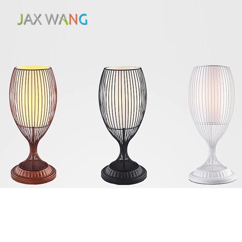 

Chinese Simple Retro Iron LED Table Lamp for Bedroom Living Room Study Restaurant Kitchen Lighting Table Lamp Light Fixtures