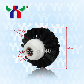 

10 pcs/pack ceres 040 Print Area Brush Wheel,Black,8*62*35mm