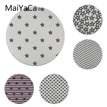 

MaiYaCa Hot Sales Black Pentagram Gamer Speed Mice Retail Small Rubber Mousepad Size for 20x20cm 22x22cm Rubber Mousemats