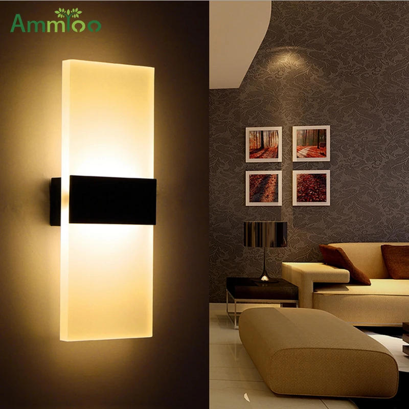 Luminaria светодиодный светильник настенный светильник 110 В 220 В 230 В светодиодный настенный бра огни белый/теплый белый для Гостиная кухня