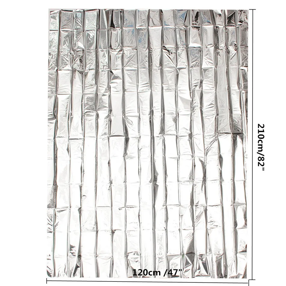 VOGVIGO 82x47Inch Zilver Plant Reflecterende Film Groeien Licht Accessoires Kas Reflectie Coating Plant Covers Garden Plant Care