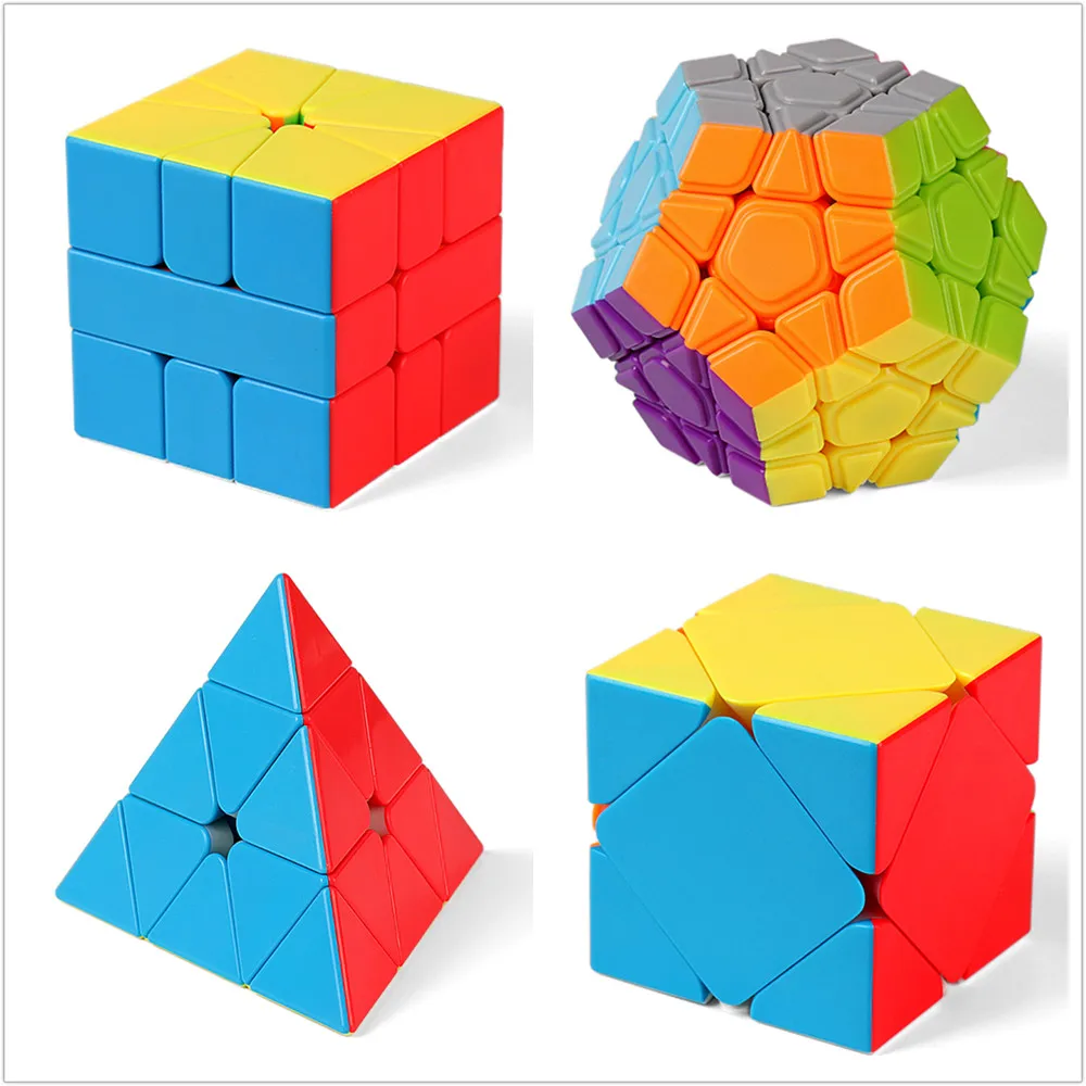 

Mofangjiaoshi WCA Official Competition Cube Gift Set Magic Cube Brain Teaser Puzzle Toys SQ-1 Pyramid Skew Cube